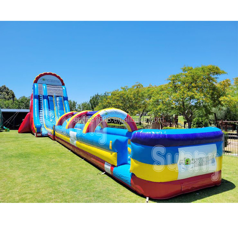 commercial Inflatable Water Slide  With Pool For Adults Kids Double way slide inflatable water slide