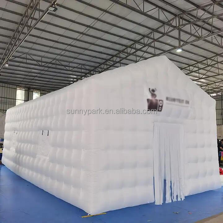 customize White Inflatable House Tent Movable Party Tents inflatable party tent for sale and rental