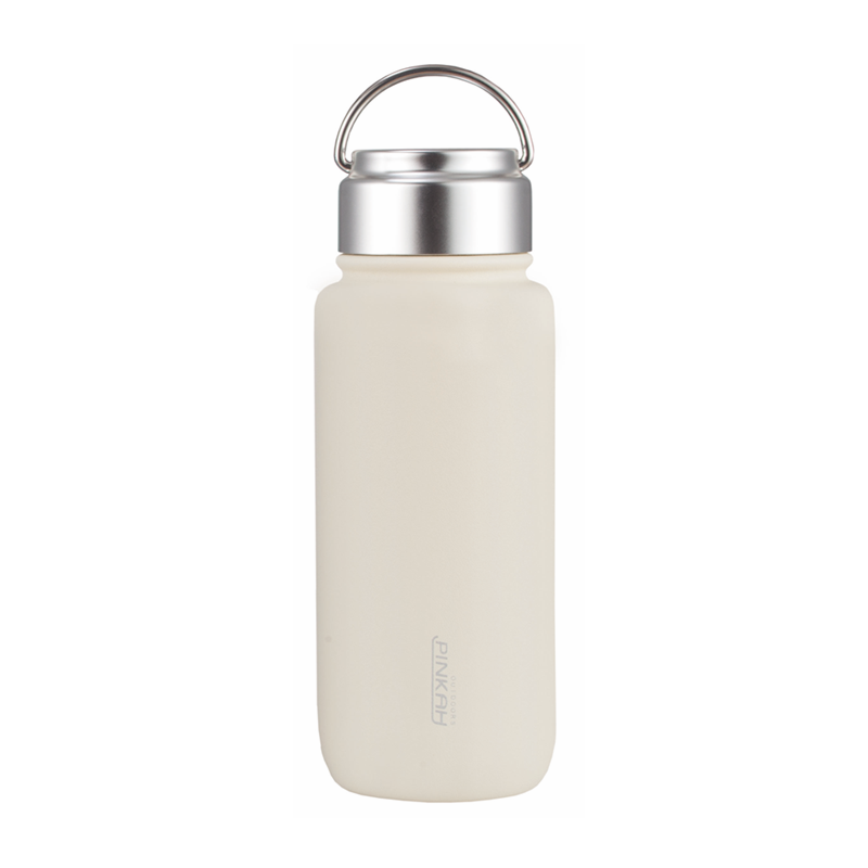 PINKAH 18 oz double wall 18/8 stainless steel water bottle branded welcome reusable camping thermal flask