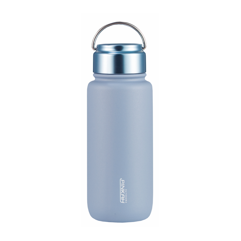 PINKAH 18 oz double wall 18/8 stainless steel water bottle branded welcome reusable camping thermal flask