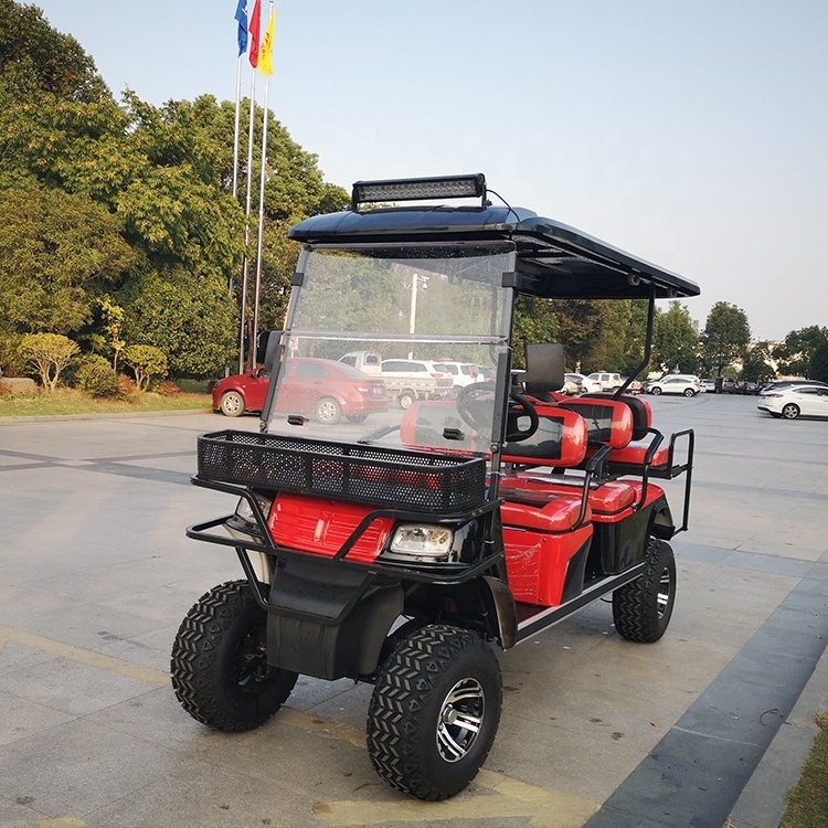 Hot sell 48 volt lithium battery pack modern 4 seater golf cart