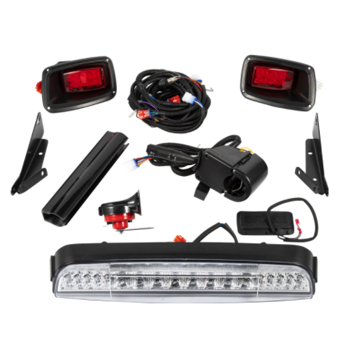 Luxury model Golf Cart Light EZGO TXT golf cart spare parts LED  head light and rear lights kits include harness