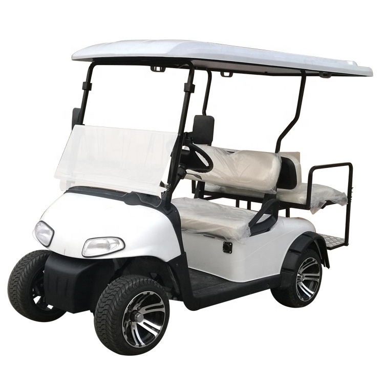 4kw Ac Motor battery powered Rear Wheel Drive 2-4 Seaters   Electric Golf Cart