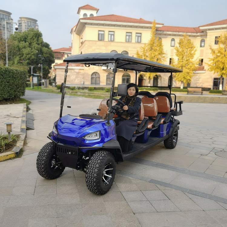 Wholesale EPA certification China made in beach 6-8 seaters gas powered lifted Gasoline Golf Carts