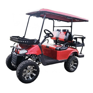 chinese EPA gasoline 4 stroke Engine Golf Cart EZGO 4 seater off road golf cart for sale