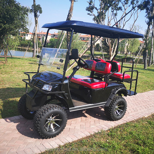 2-4 seats four wheel 4 wd gas hunting lifted golf cart