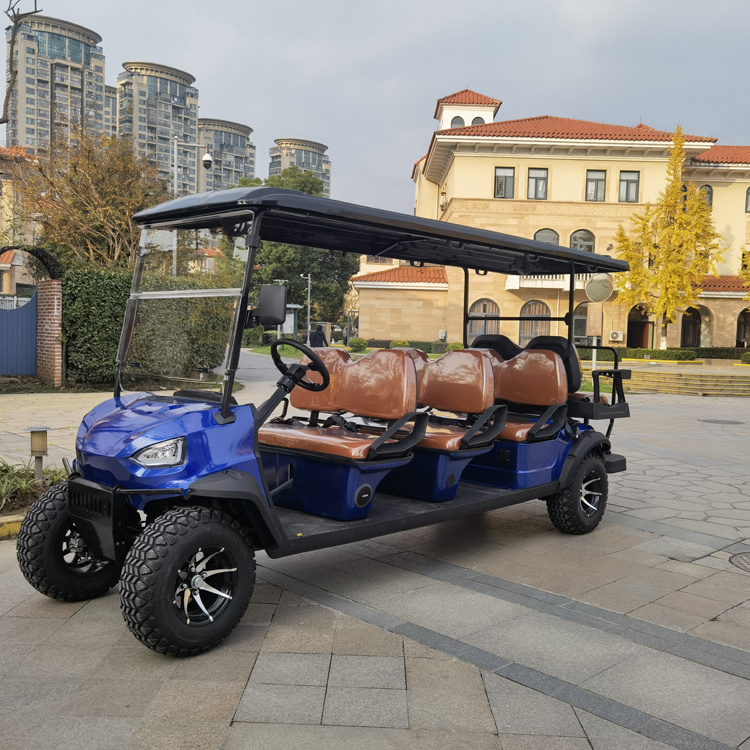 Wholesale EPA certification China made in beach 6-8 seaters gas powered lifted Gasoline Golf Carts