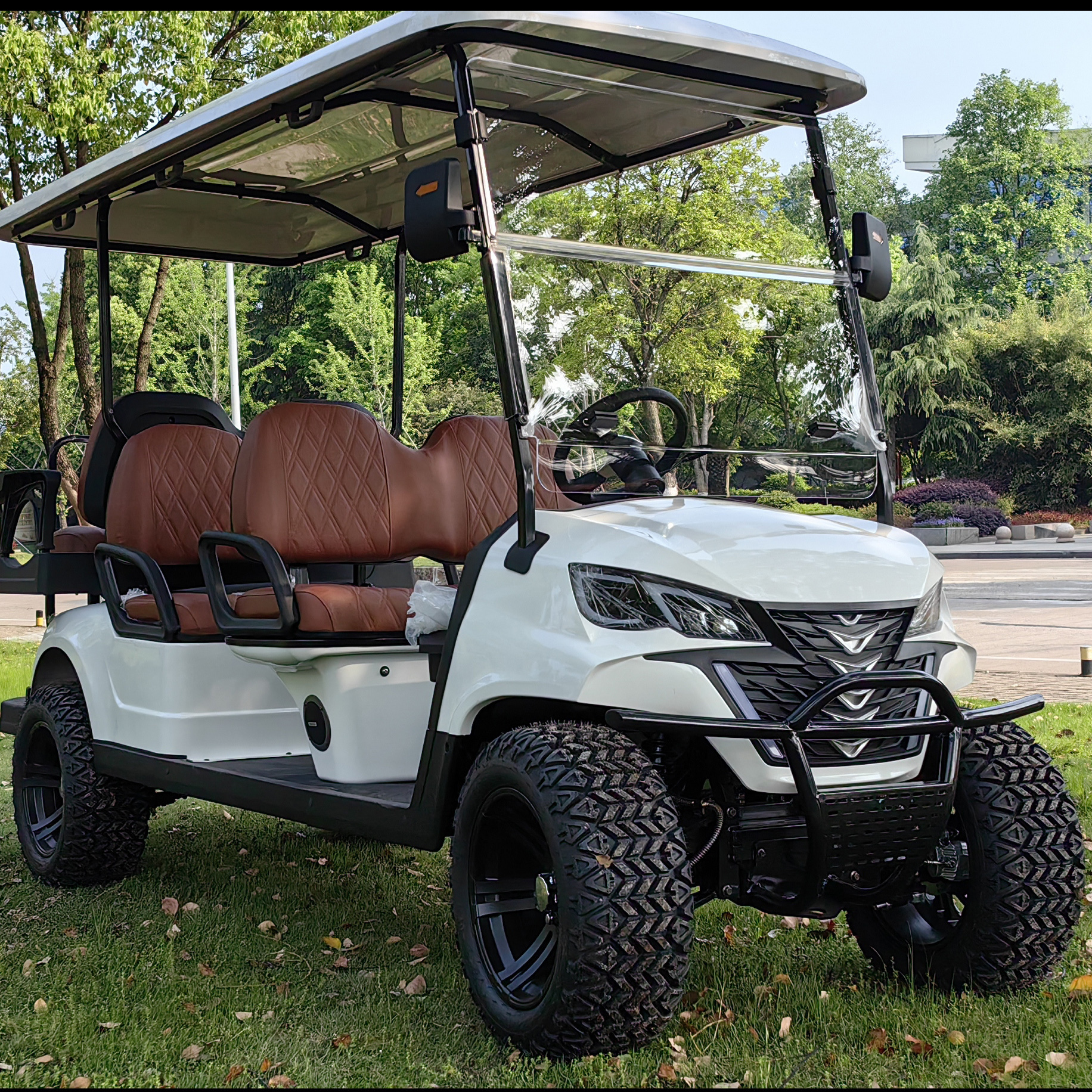 Electric China  Zone golf cart /newest model 6 seater high quality lifted off-road golf buggy