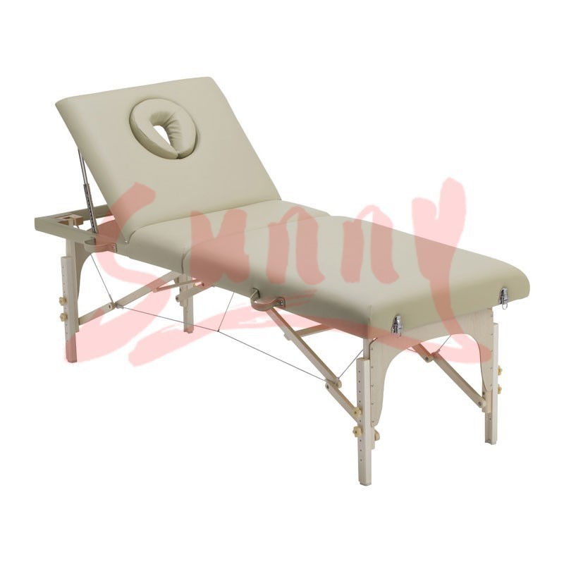 Chair bed, physical therapy bed, wooden massage table with face hole