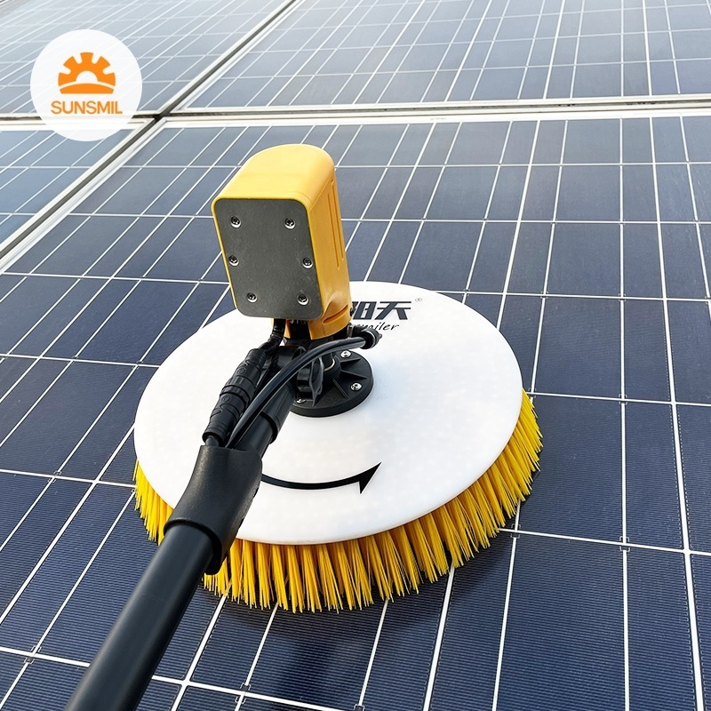 Solar Robot Cleaning Brush Solar Cleaner Module Cleaning Brush Solar Panel Washing Machine