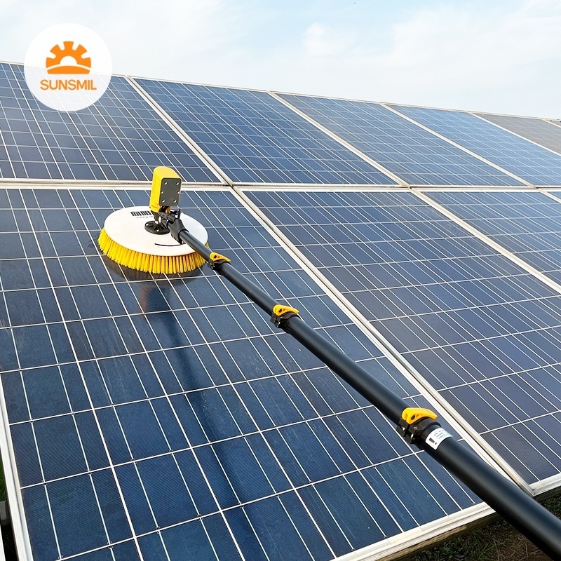 Solar Robot Cleaning Brush Solar Cleaner Module Cleaning Brush Solar Panel Washing Machine