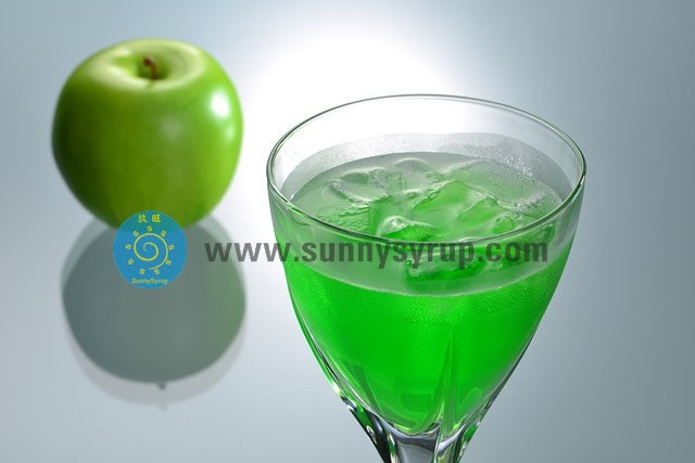 Green apple milk powder