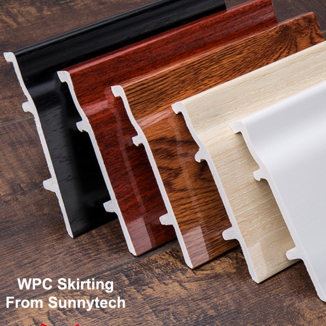 Wood PVC Composite skirting board