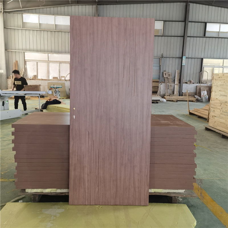 High Quality Factory Direct Price Bedroom Soundproof French Interior Teak Solid Wood WPC PVC Door Design