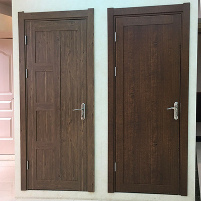 High Quality Factory Direct Price Bedroom Soundproof French Interior Teak Solid Wood WPC PVC Door Design