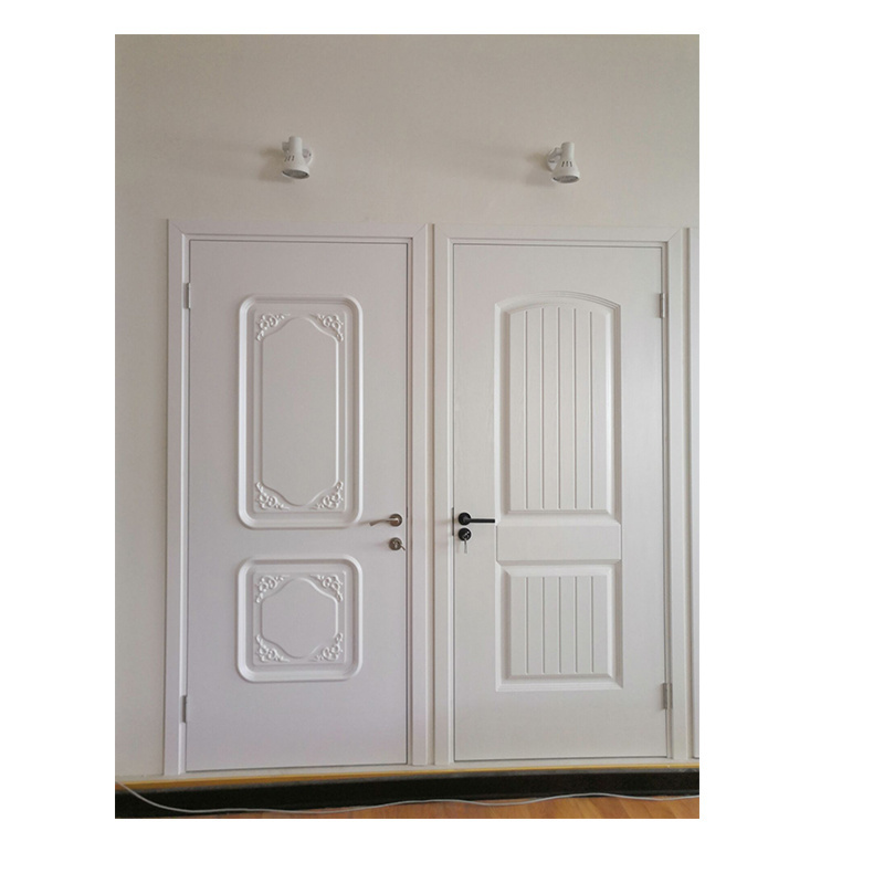 nice looking hotel sound proof doors with pvc film coated from factory produce with smart locks