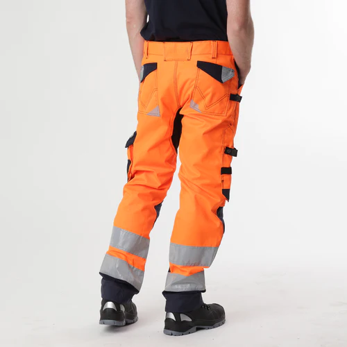 Safety Work Pants Work Trousers Multi Pockets Hi Vis Reflective Work Pants High Quality Customized Cargo Pants