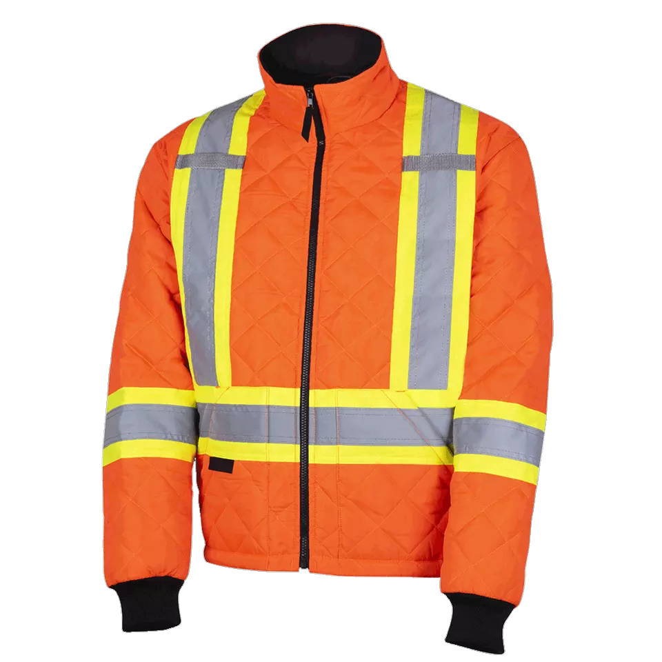 Waterproof Winter Work Wear Construction Hi Vis Class 2 Reflective Workwear Mens Safety Jacket