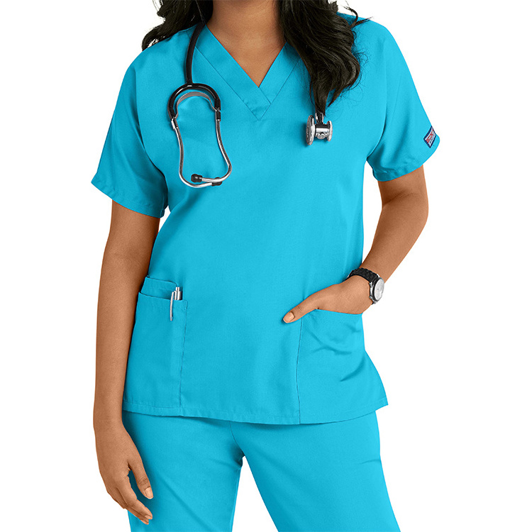 wholesale cheap custom ladies hospital nurse uniform doctors medical scrubs for women