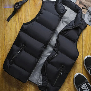 christmas puffy custom matte coat padding bubble quilted sleeveless veste winter puffer vest men