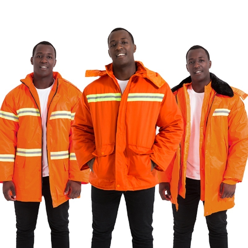 Waterproof Winter Work Wear Construction Hi Vis Class 2 Reflective Workwear Mens Safety Jacket