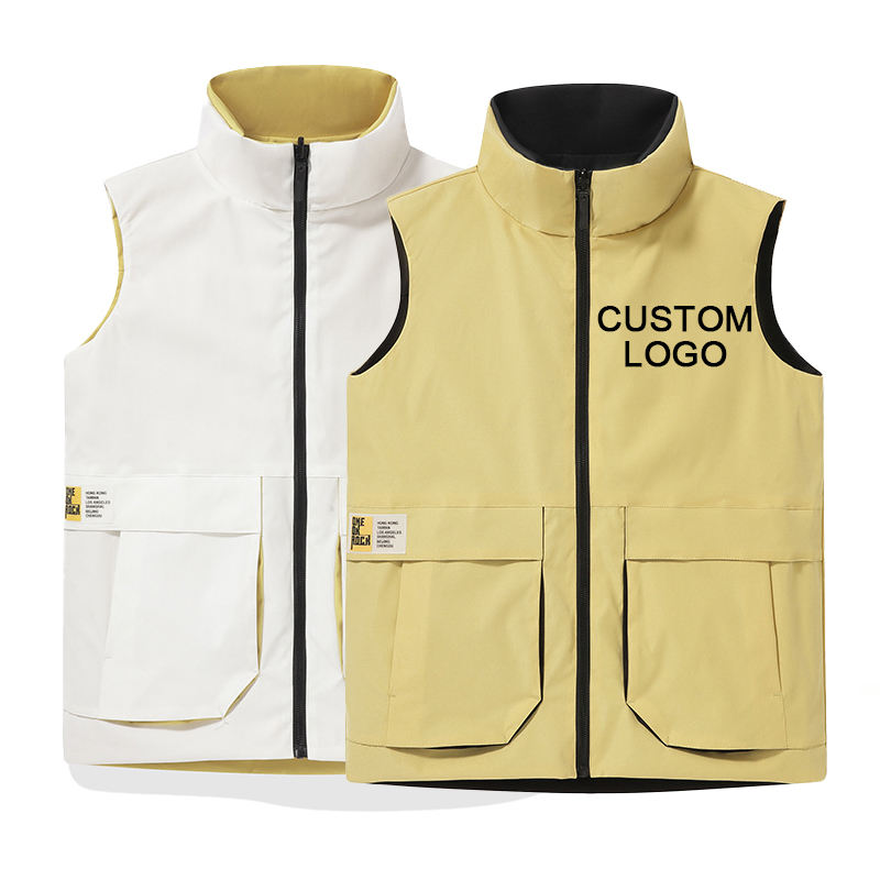 Cotton Men's Work Vest Winter Men Body Warmer Vest Hot Sale New Design OEM Custom Logo Softshell Vest