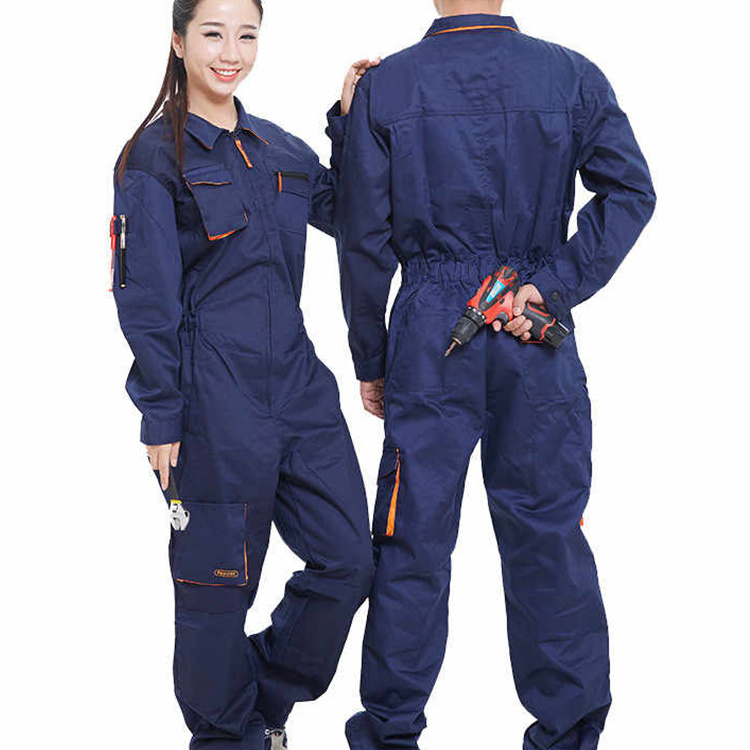 Cotton wearpack custom men worksuit Coverall Uniform work wear clothes construction jumpsuit overalls