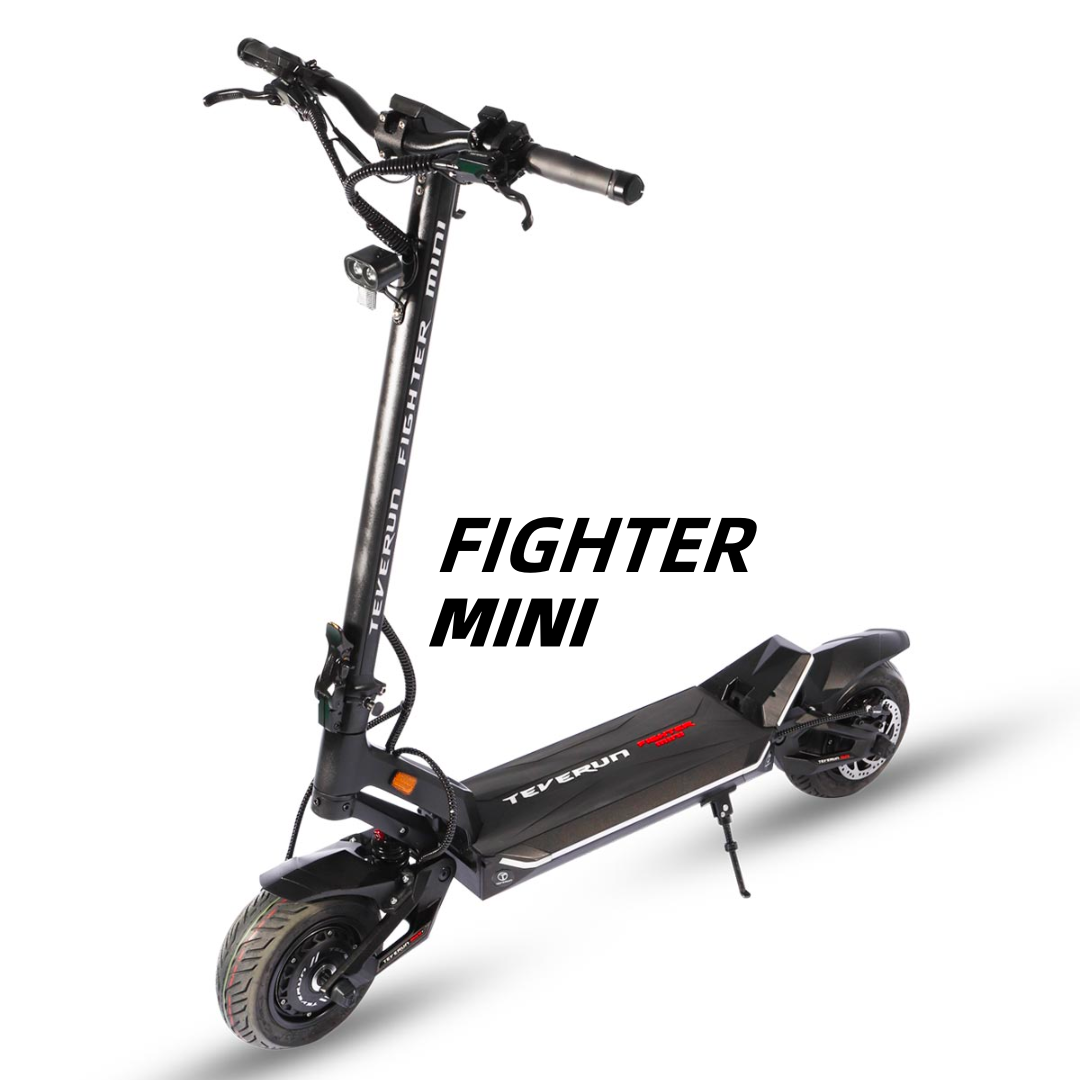 Teverun Fighter Mini 1000W Dual Motors Electric Scooters 48V Battery  Powerful EScooter for Adults Max Speed 60KM/H