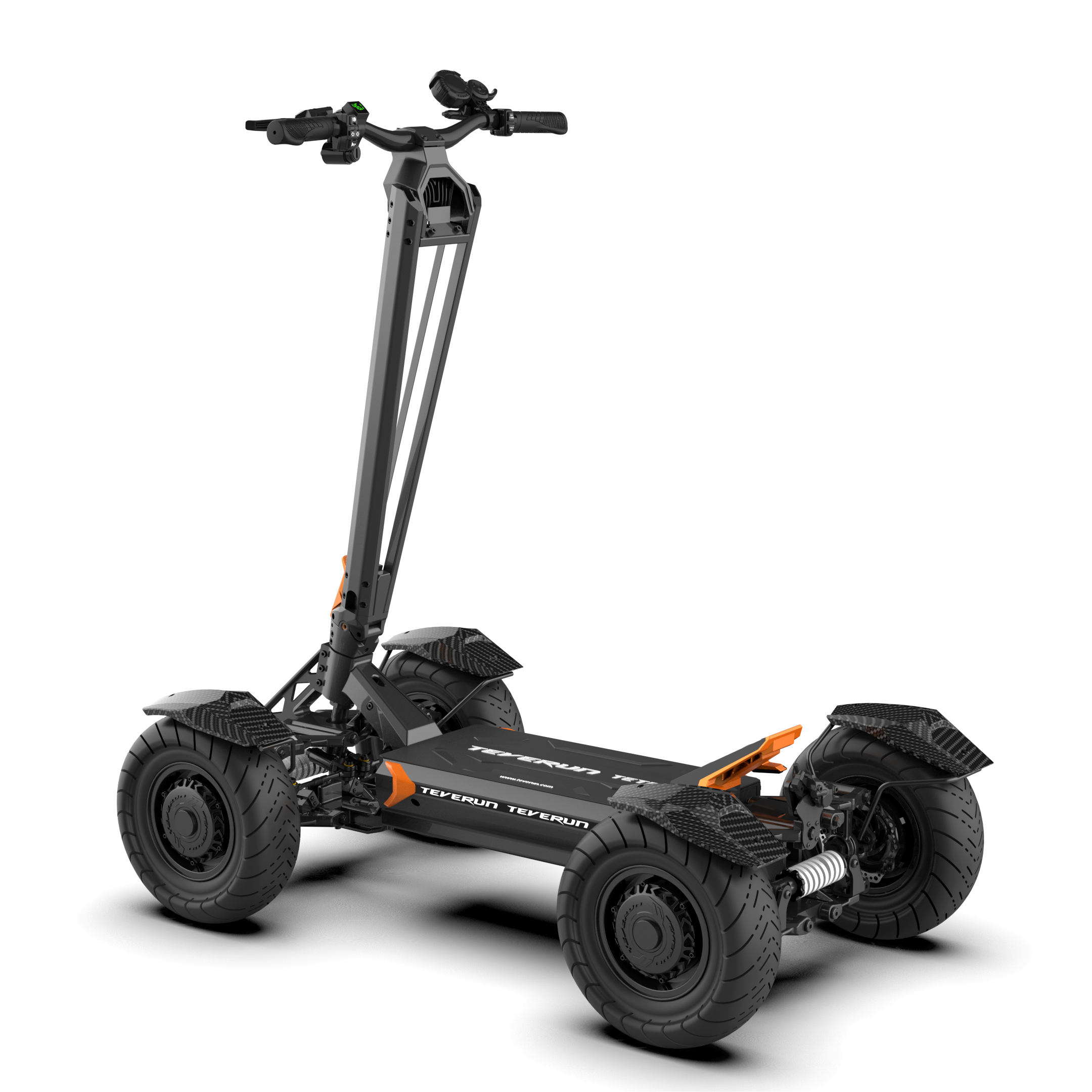 New Design Teverun 4 Wheels Powerful Electric Scooter Folding Mobility Scooter For Adults With NFC Optional Seat and Trunk