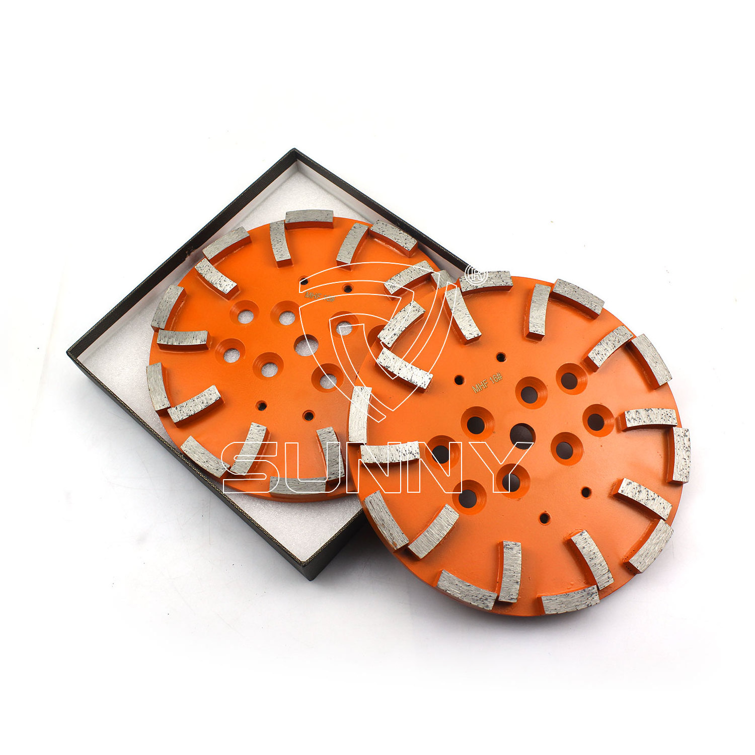 10 Inch Factory Wholesale Custom 250mm Diamond Grinding Plate Milling Wheel Sanding Disc for Concrete