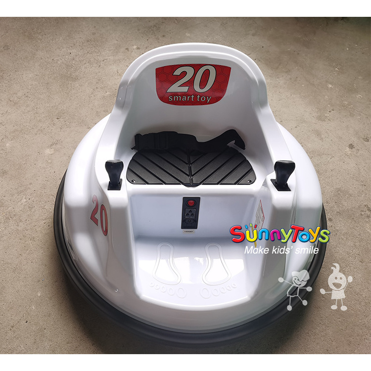 White inflatable bumper car zone kids inflatable bounce play area fence