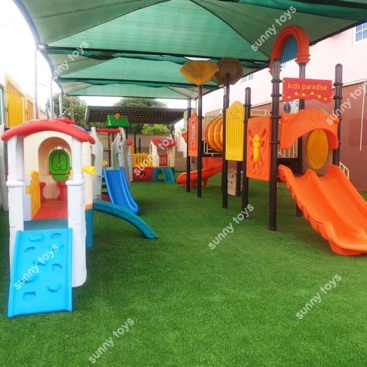 Africa kindergarten playground kids school slide for international school in Nigeria