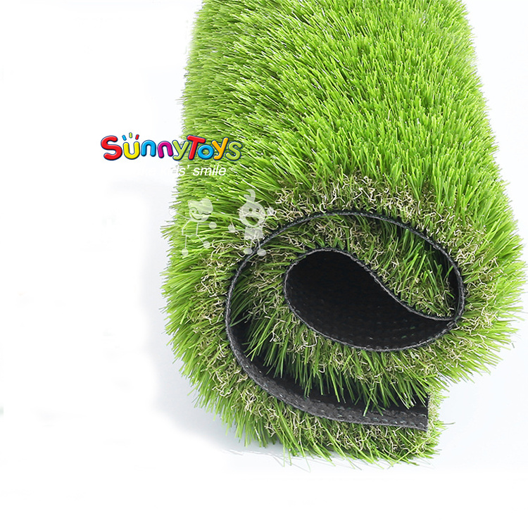 Guangzhou fun playground equipment 2019 kindergarten artificial grass