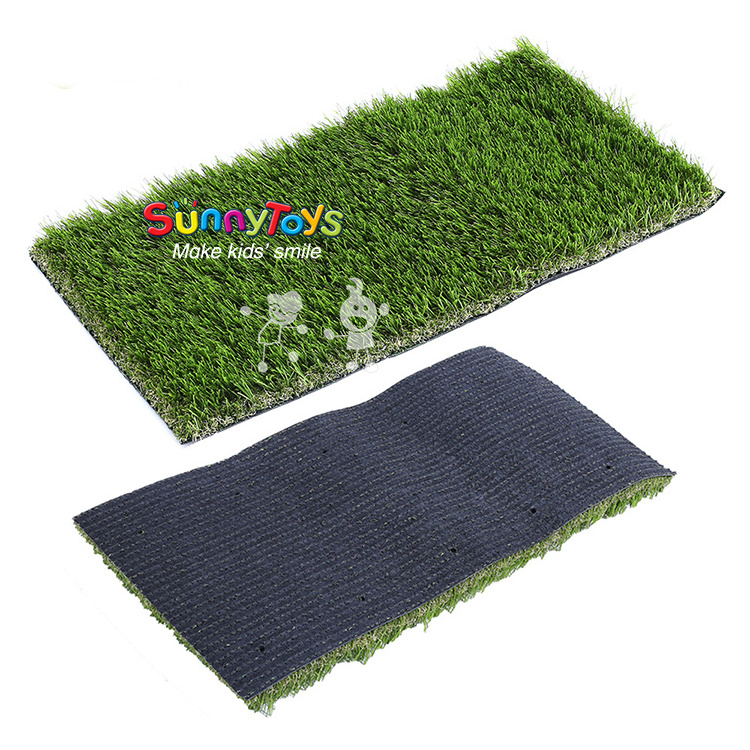 Guangzhou fun playground equipment 2019 kindergarten artificial grass