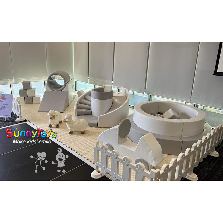 Party rental equipment for sale mobile soft playground set coloured soft play