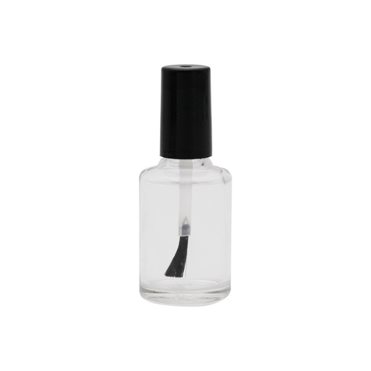 13.5ml mini rectangle glass nail polish oil bottle with brush supplier