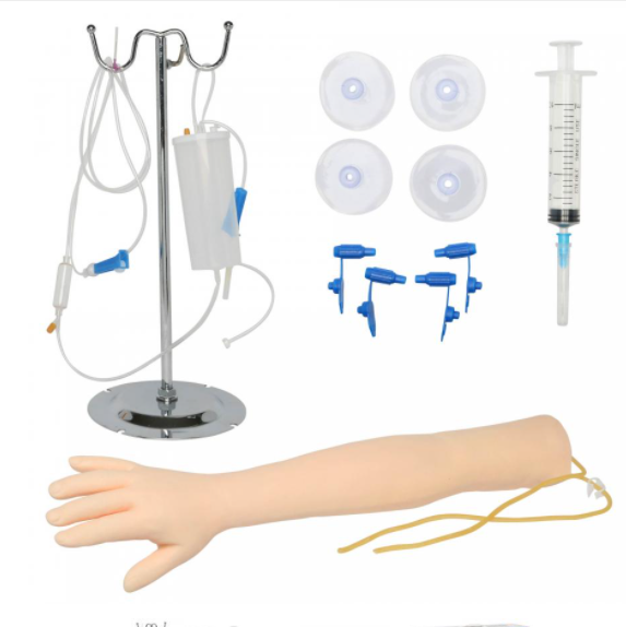 Training and perfecting phlebotomy iv practice arm,phlebotomy and venipuncture practice iv arms,training iv arm