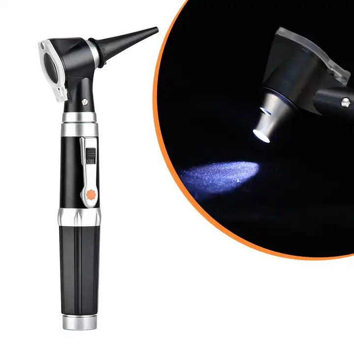 Professional Medical Equipment Wireless Digital Fiber Optic Ent Ear Standard Otoscope Ophthalmoscope Set