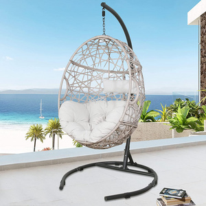 Swing Chair Stand Hanging Hammock Swing Chair  Indoor or Outdoor C-Stand w/Weather-Resistant Finish Egg Chair