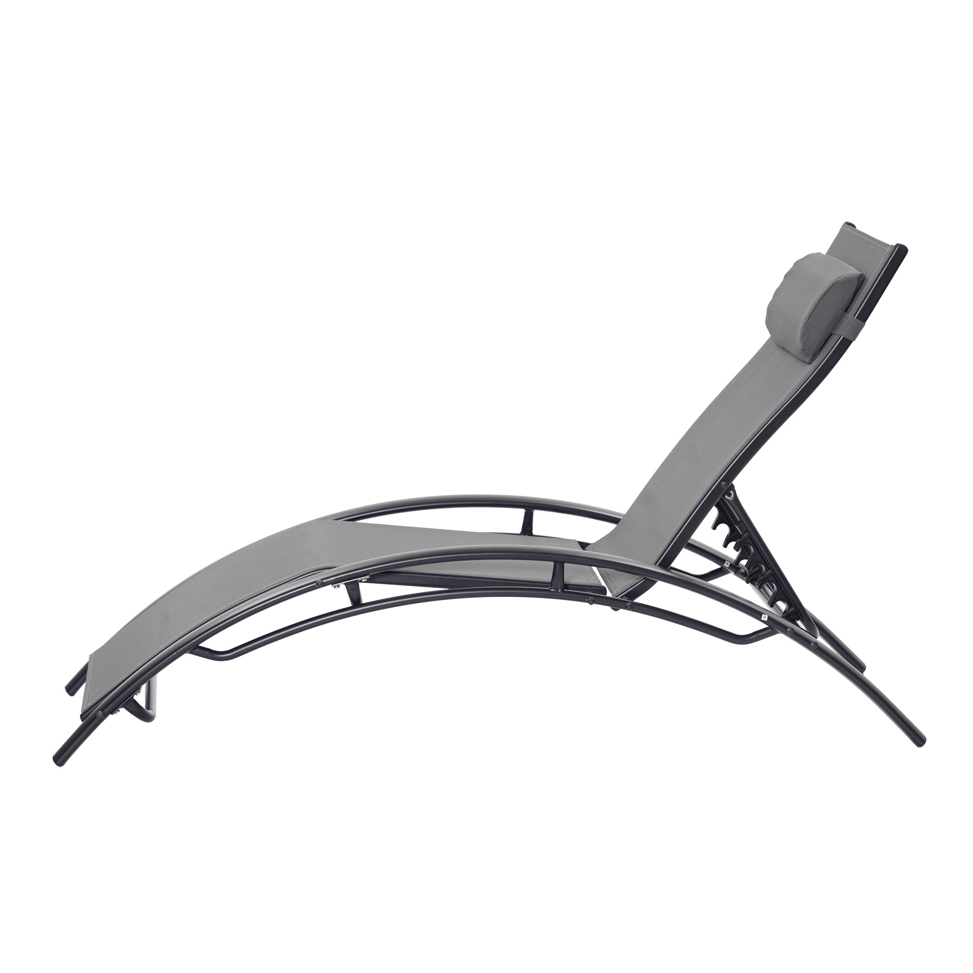 Outdoor Garden Sun Loungers Aluminium textlenen Chaise Lounge Beach Chaise Lounge