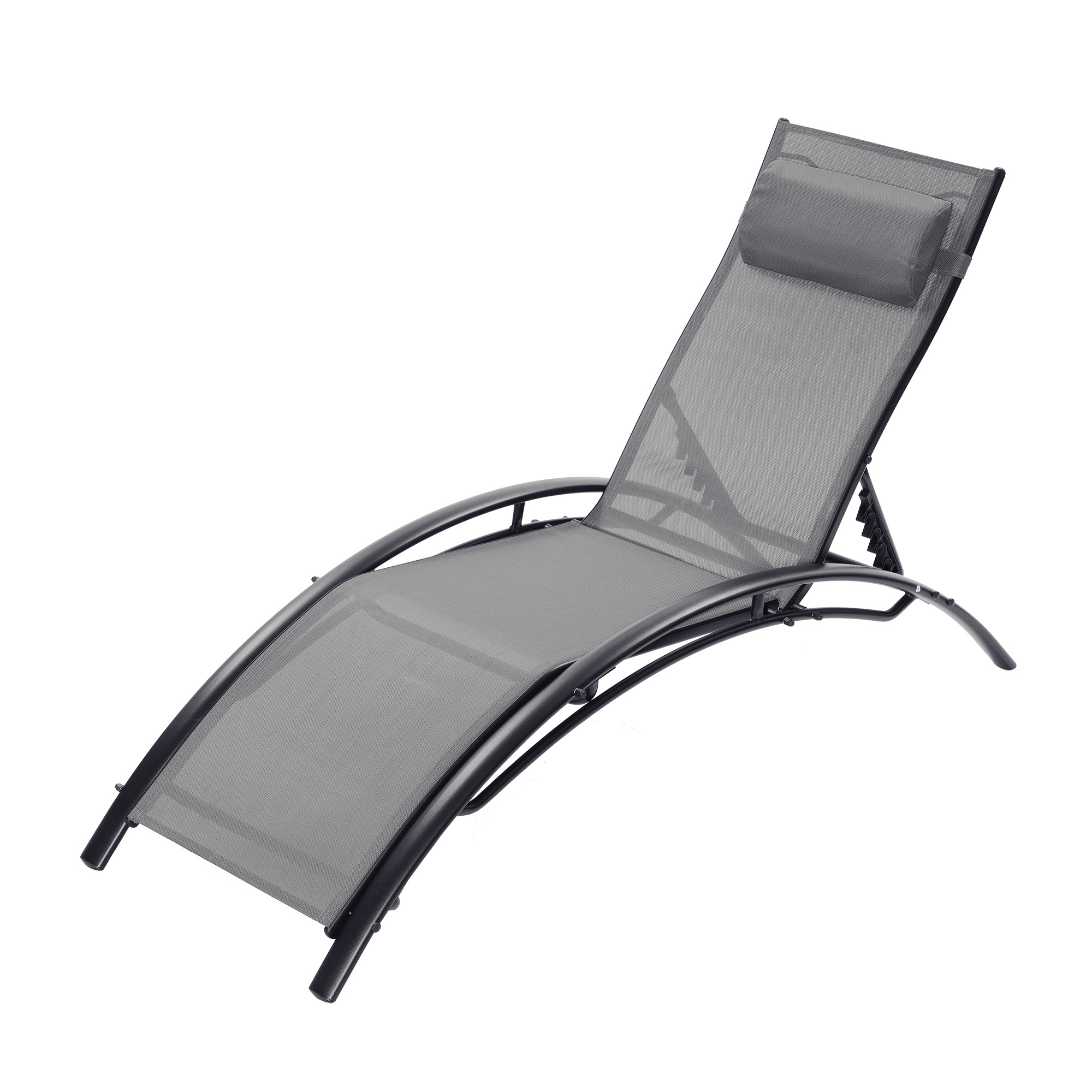 Outdoor Garden Sun Loungers Aluminium textlenen Chaise Lounge Beach Chaise Lounge