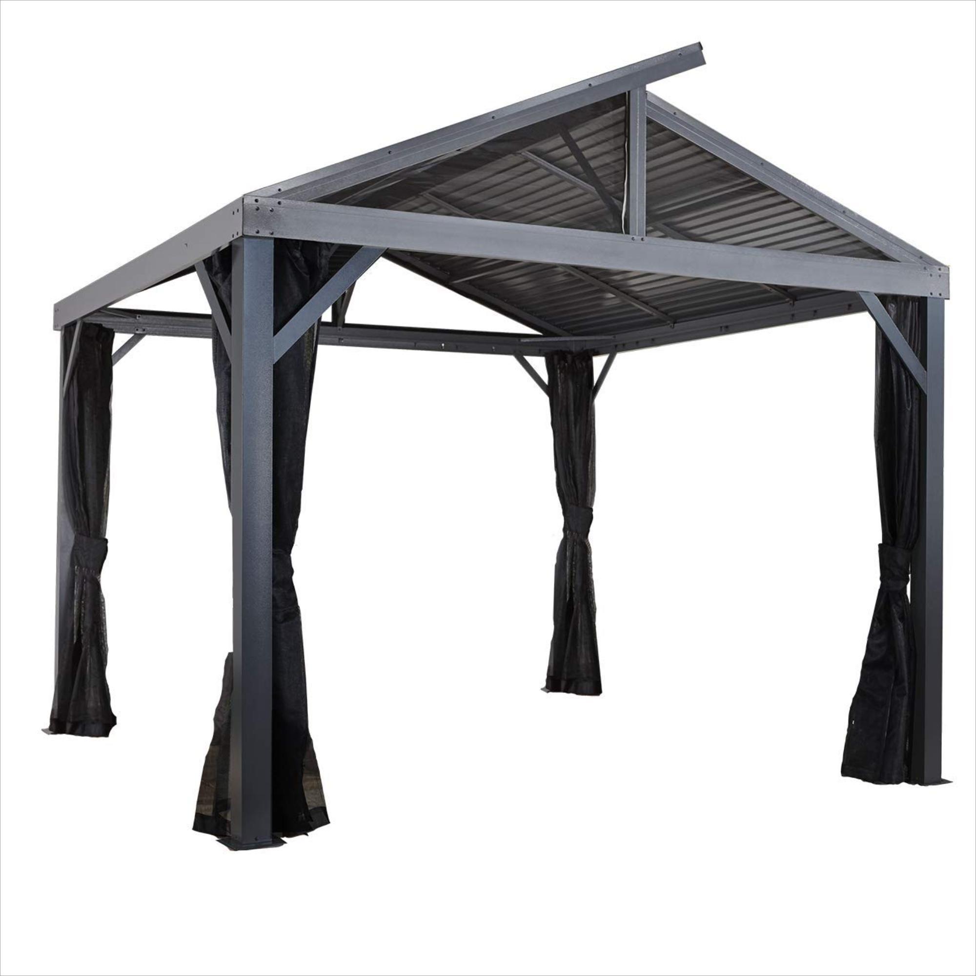 Factory Sale Customized Outdoor Adjustable Louvered Roof Gazebo High Quality Aluminum Pergola