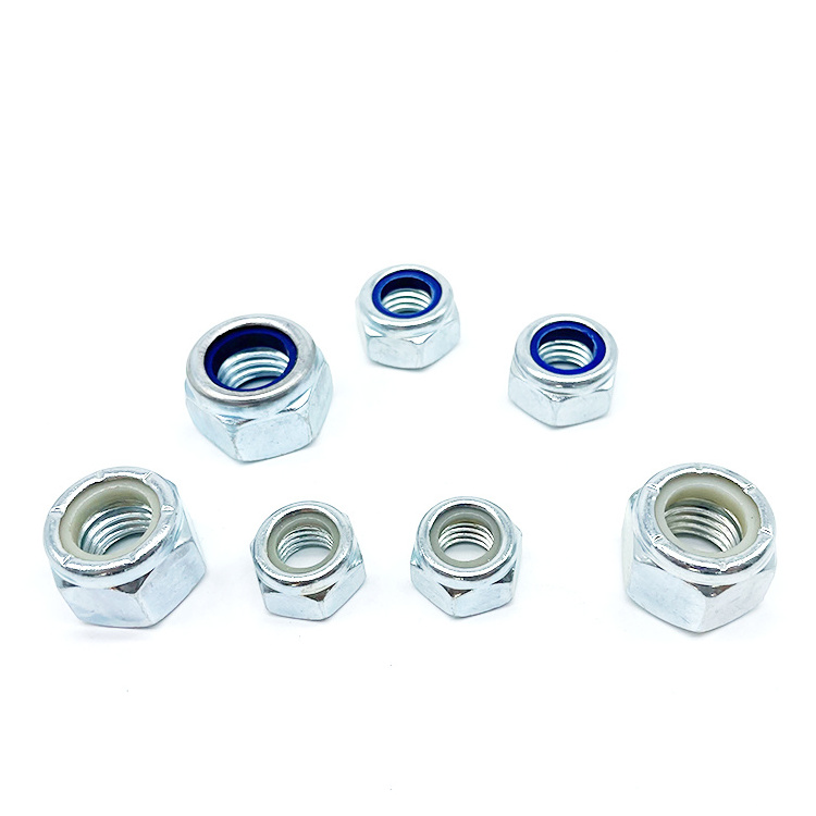 Nylock Nut Din985 Nylon Seal Lock Din 982 M10*1.5 Nylon Insert Self Locking Nut M12 Din982 Nylon Hex Lock Nuts