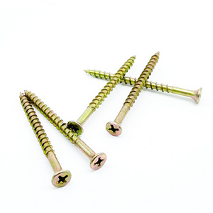 Direct Factory All Size of Flat Head CSK Phillips Half Thread Wood Screw Yellow Zinc Gypsum Board Dry Wall Drywall Screws