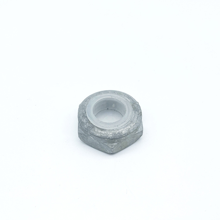 Hot Dip Galvanized Thin Anti-theft Nut for Electric Power Railway Lock Hex Nut with balls