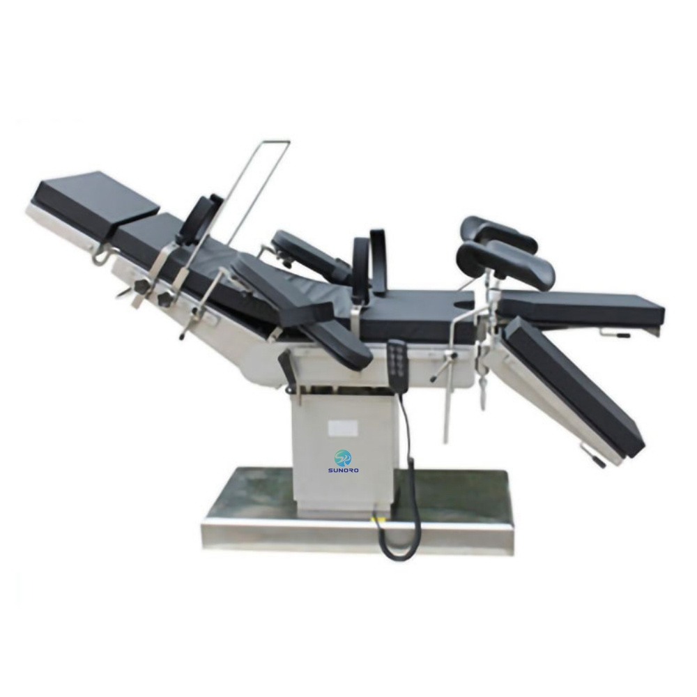 High-quality stainless steel electric operating table for patient C-arm X-ray table surgery