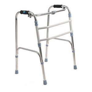 Manufacturer Lightweight Stainless Steel Walker for Adults Folding Walking Aids for Elderly