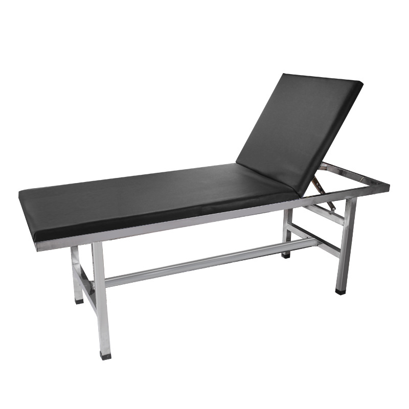 Factory Price Hospital Doctor Physical examination table 304 stainless steel diagnosis and treatment bed Manual inspection bed q