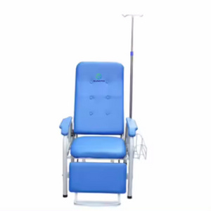 Hospital equipment Patient transfusion chair Infusion chair, foot stool with hanger and venous stent