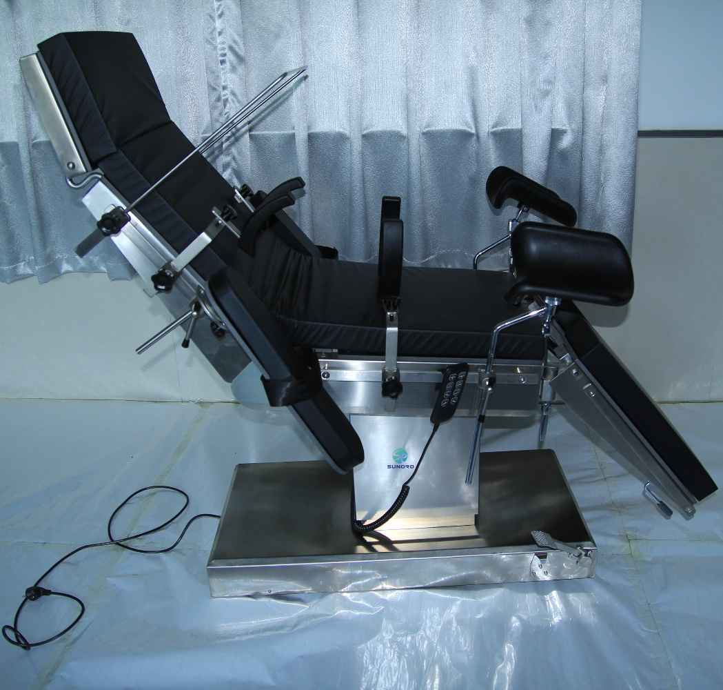 High-quality stainless steel electric operating table for patient C-arm X-ray table surgery